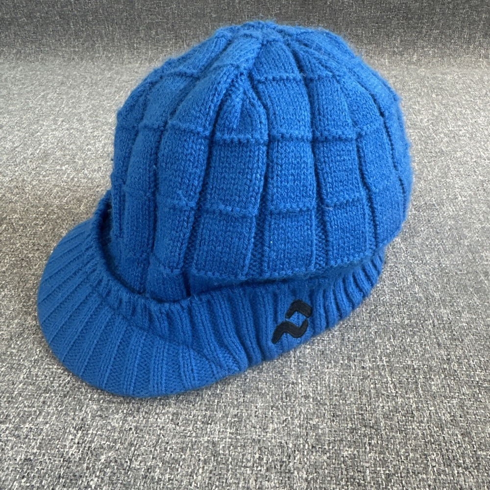 edn! Blue‎ Knit Beanie Hat Fleece Lined Winter Skull Cap One Size Unisex